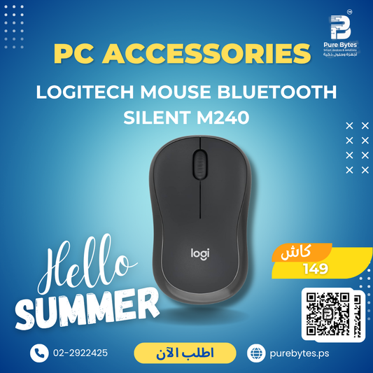 Logitech MOUSE BLUETOOTH SILENT M240 | PC Accessories - Logitech