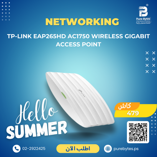 TP Link EAP265HD AC1750 Wireless Gigabit Access Point | Networking - TP-Link