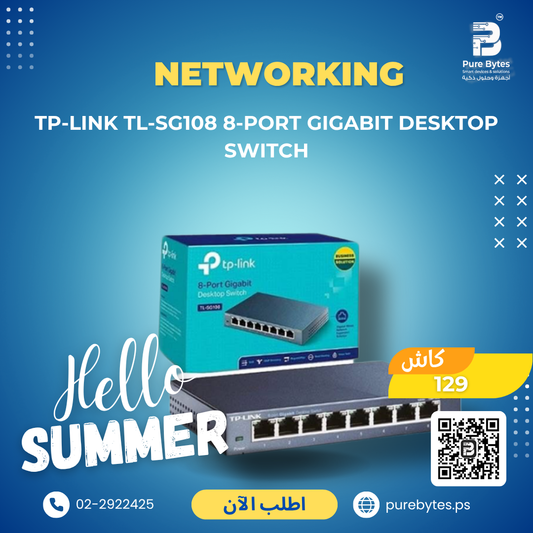 TP Link TL SG108 8 Port Gigabit Desktop Switch | Networking - TP-Link