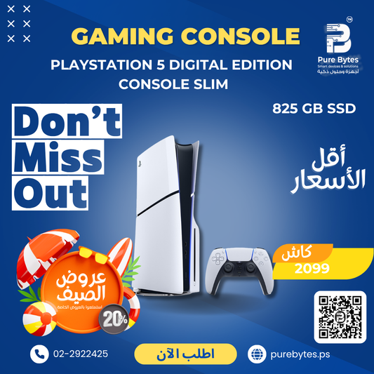 PlayStation 5 Digital Edition Console Slim 825GB SSD