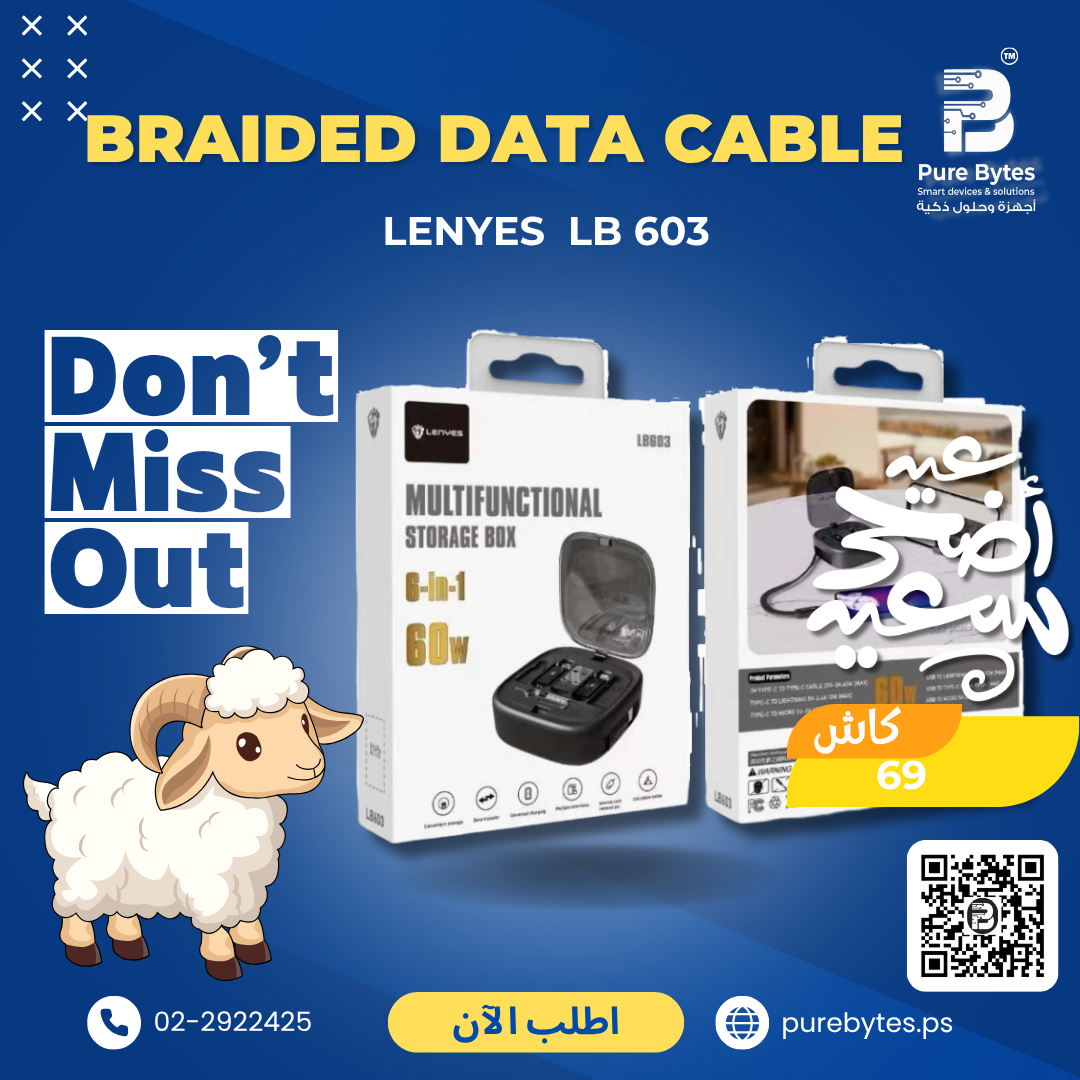 LENYES LB 603 Braided Data Cable